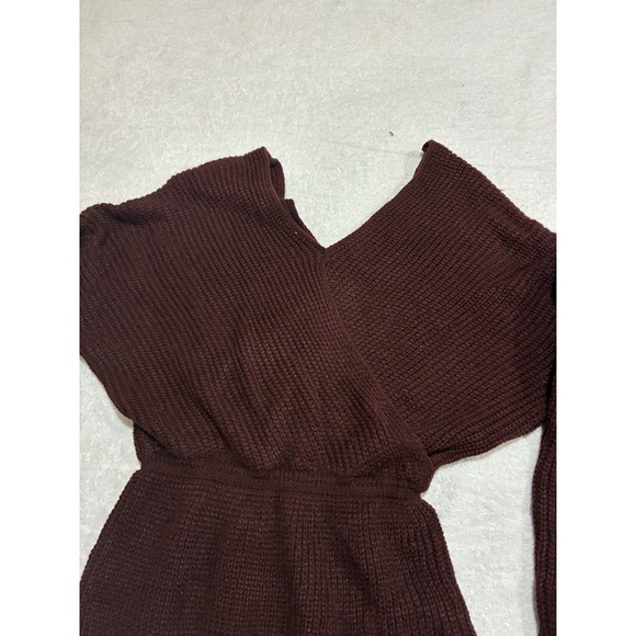 Unbranded Burgundy Women M Size Dress Long Sleeve. SKU72 - Picture 4 of 9